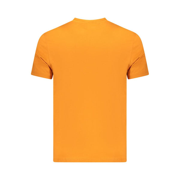Napapijri Orange Cotton Men T-Shirt