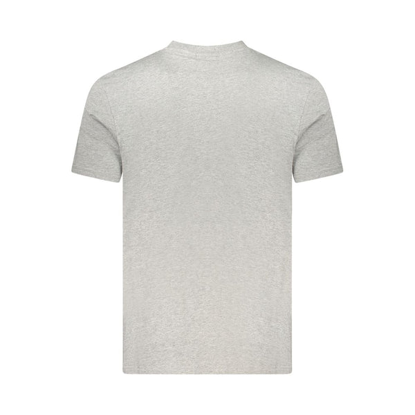 Napapijri Gray Cotton Men T-Shirt