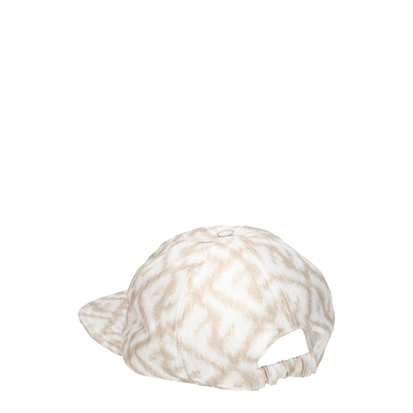 Fendi Beige Silk Caps (Baseball Hat)