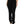 Exte Black Viscose Acetate Blend Straight Leg High Waist Pants
