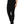 Exte Black Viscose Acetate Blend Straight Leg High Waist Pants
