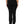 Exte Black Viscose Acetate Blend Straight Leg High Waist Pants
