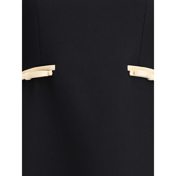 Valentino Wool Dress with Bow