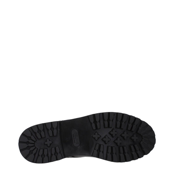 Celine Black Leather Ankle Boots