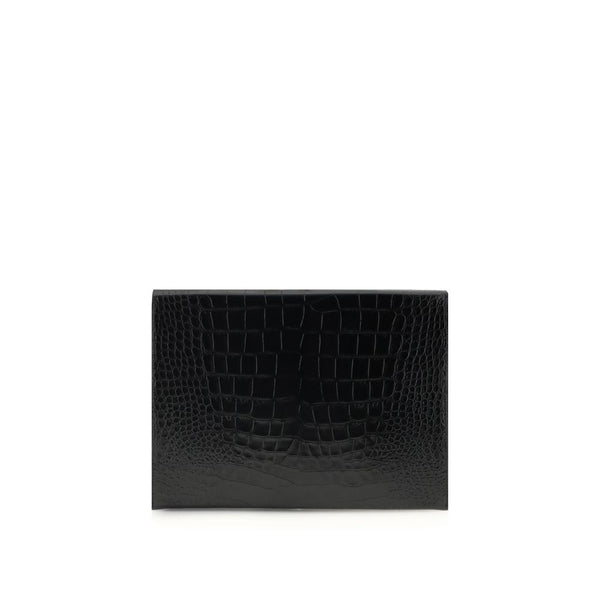 Tom Ford Crocodile print leather Pouch