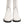 Dolce & Gabbana White Lambskin Leather Mid Calf Boots Shoes