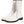 Dolce & Gabbana White Lambskin Leather Mid Calf Boots Shoes