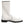Dolce & Gabbana White Lambskin Leather Mid Calf Boots Shoes