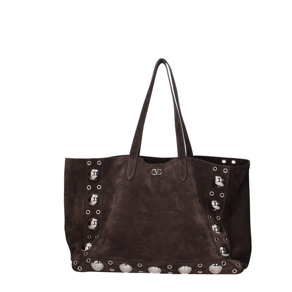 Valentino Garavani Brown Leather Shoulder Bags