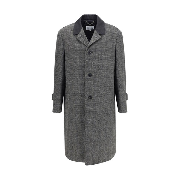 Margiela Single-breasted coat in virgin wool blend