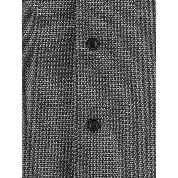 Margiela Single-breasted coat in virgin wool blend