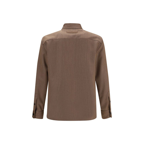 ZEGNA Wool Ovs-overshirt