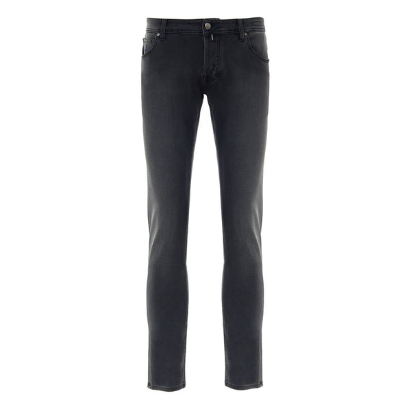 Jacob Cohen Black Cotton Skinny Jean