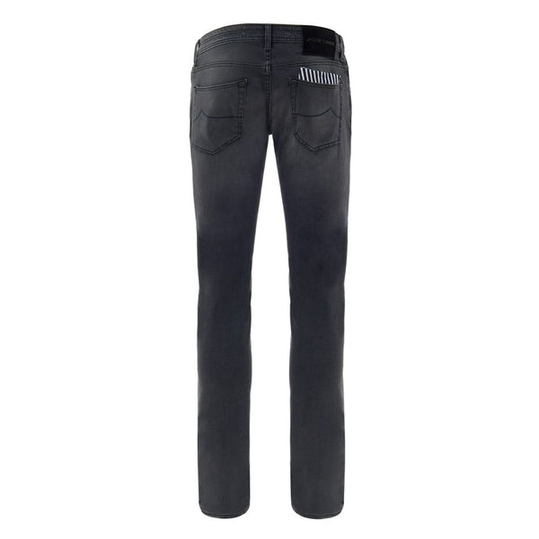 Jacob Cohen Black Cotton Skinny Jean