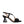 Ganni Black Fabric Stiletto Heels Sandals