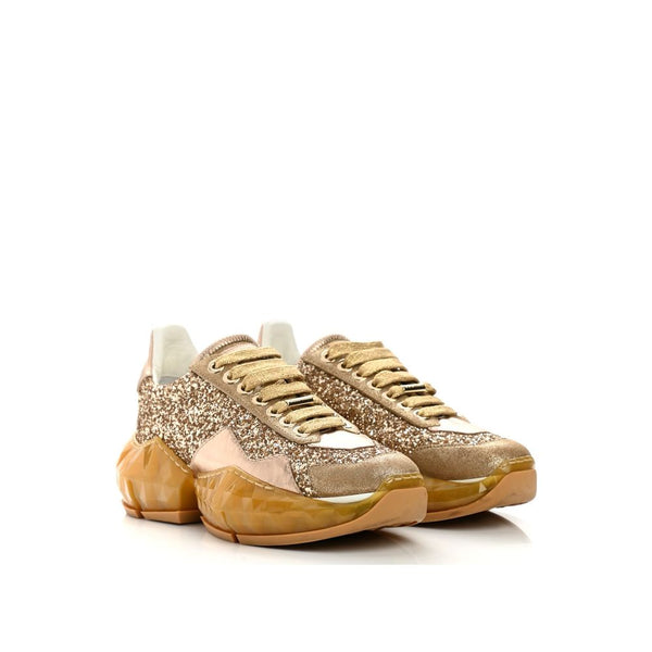 Jimmy Choo Diamond Glittered Sneakers