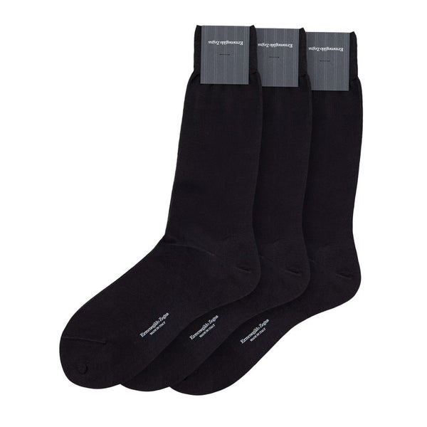 ZEGNA Gray Cotton Sock
