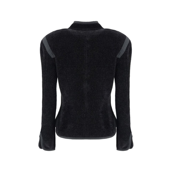 Giorgio Armani Silk Blazer with decorative metal shank buttons