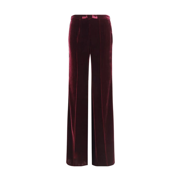 Forte_Forte Flared Trousers in smooth Velvet