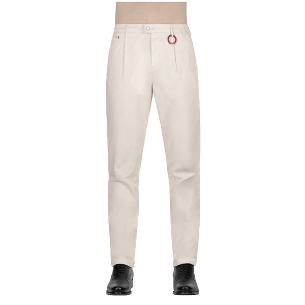 Tramarossa White Cotton Pant