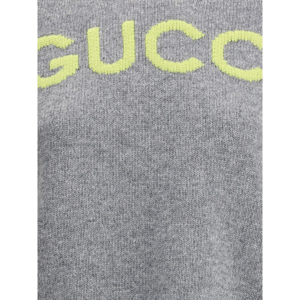 Gucci Wool Sweater with embroidered monogram