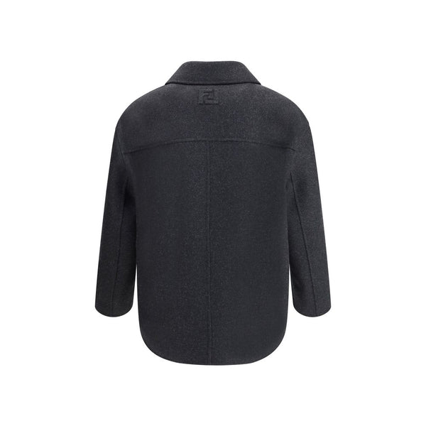 Fendi Wool felt double-breasted Caban Coat