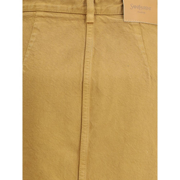 Saint Laurent Denim Pencil Skirt