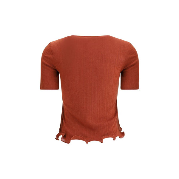 Fendi Short-sleeved Virgin Wool Top