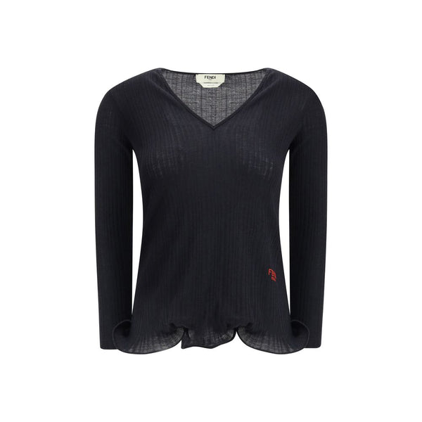 Fendi Long-sleeved Virgin Wool top
