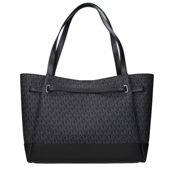Michael Kors Black Fabric Shoulder Bags