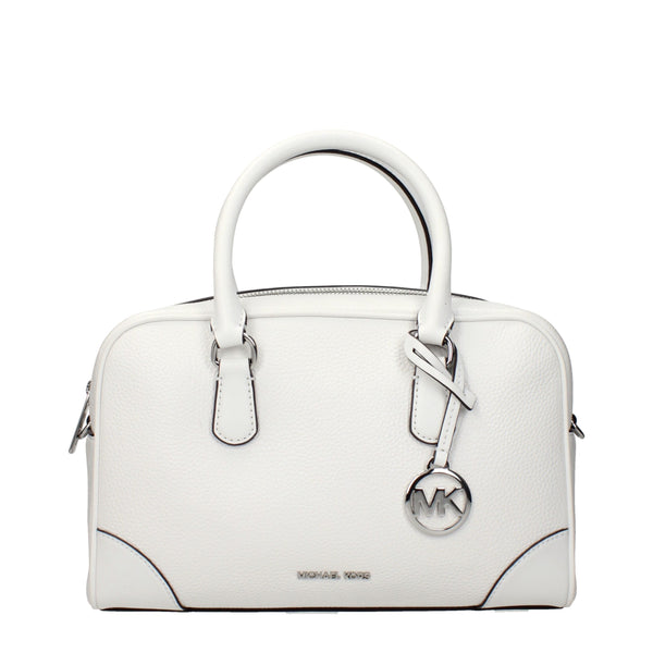 Michael Kors White Leather Handbags