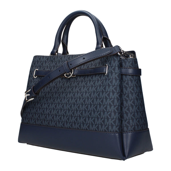 Michael Kors Blue Fabric Handbags