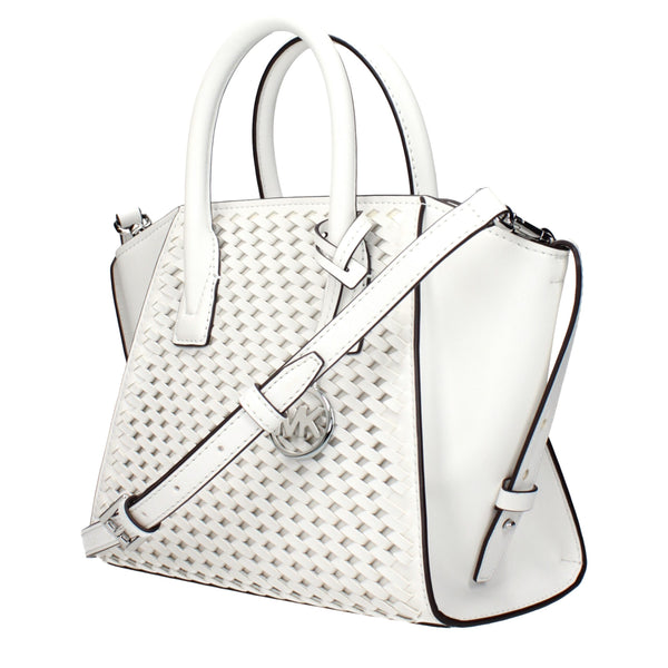 Michael Kors White Leather Handbags