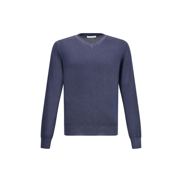 Cruciani Green V-neck Sweater