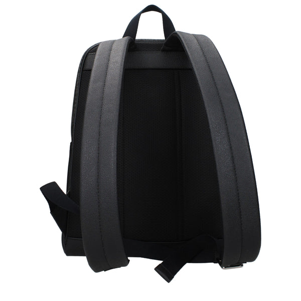 Michael Kors Black Fabric Backpacks