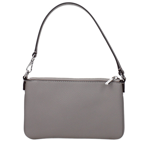Michael Kors Gray Leather Handbags