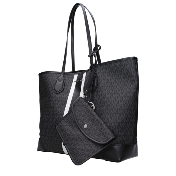 Michael Kors Black Fabric Shoulder Bags