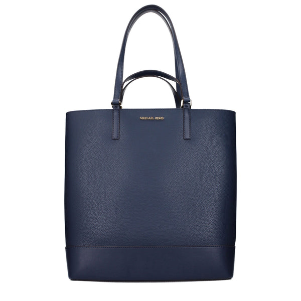 Michael Kors Blue Leather Shoulder Bags