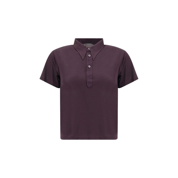 Margiela Semi-sheer polo Shirt