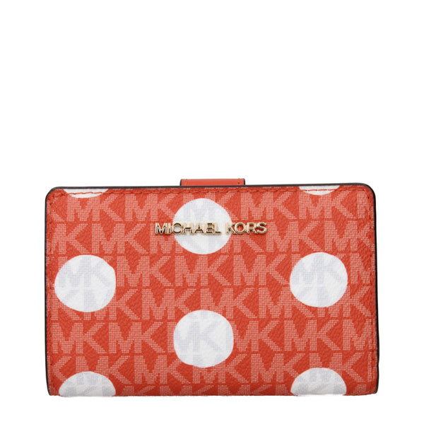 Michael Kors Orange Fabric Wallets