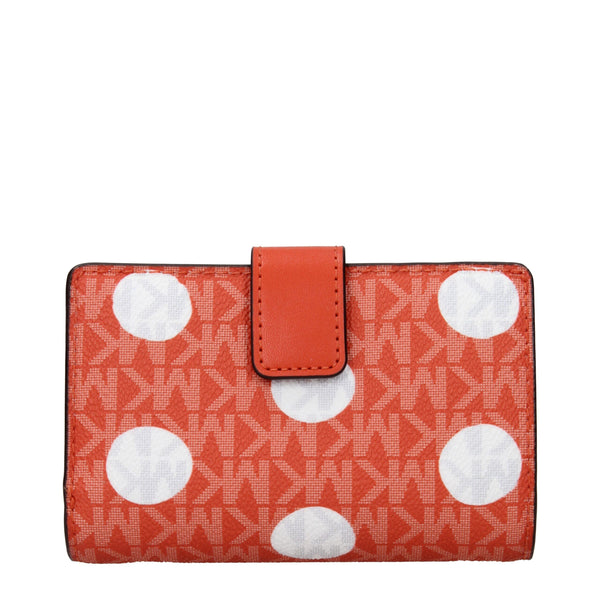 Michael Kors Orange Fabric Wallets
