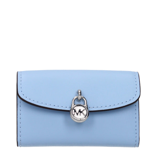 Michael Kors Light Blue Leather Wallets
