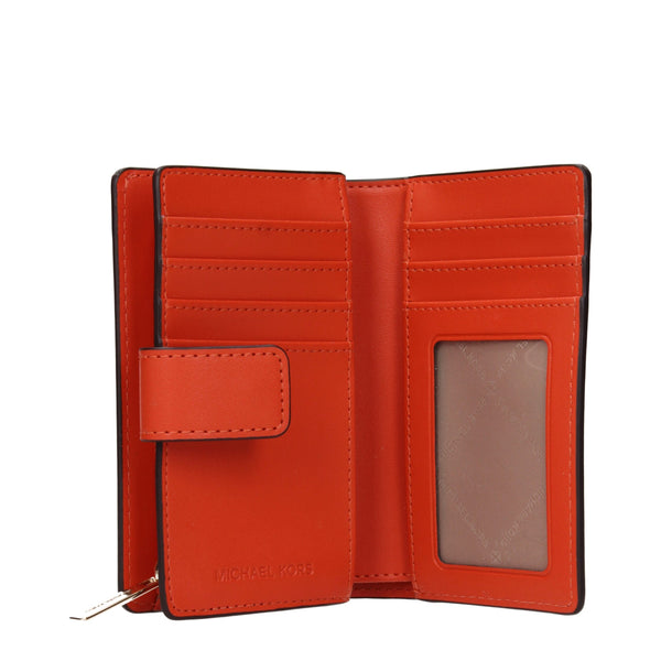 Michael Kors Orange Fabric Wallets