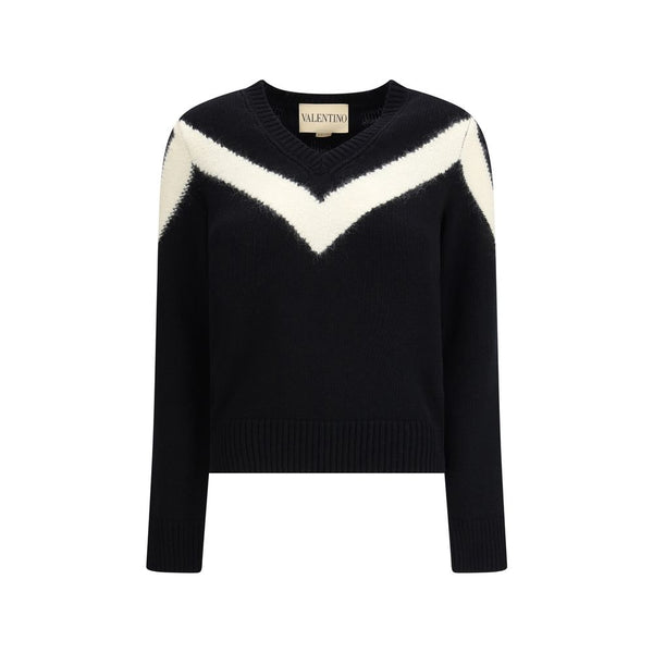 Valentino Wool Sweater with a bow at the back