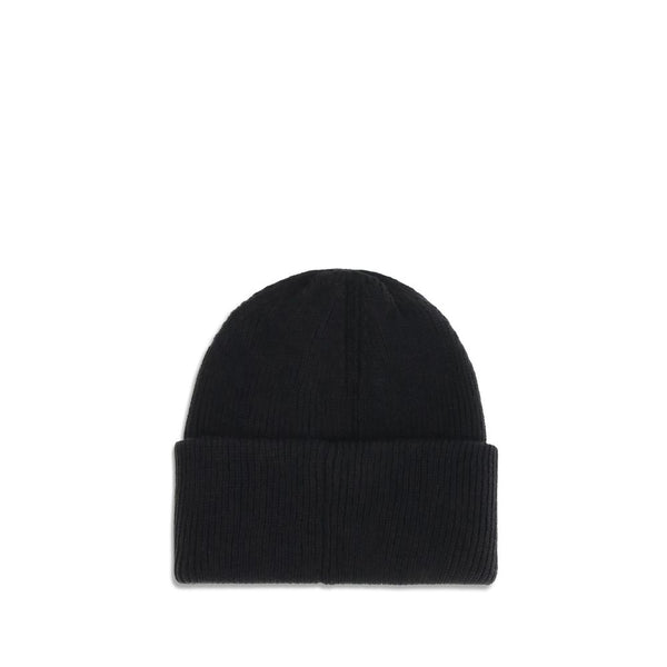 Y-3 Classic Beanie with a stitched label at the front