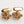 Dolce & Gabbana Gold Tone 925 Sterling Silver Crystal Accessory Cufflinks