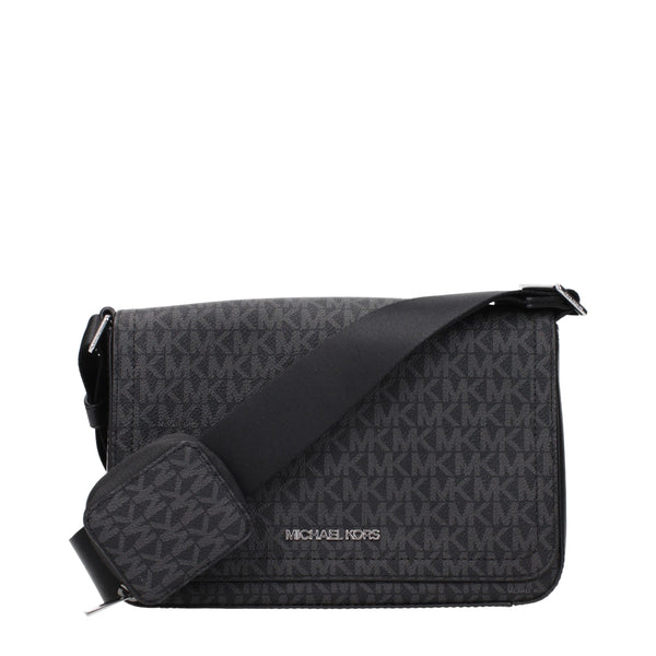 Michael Kors Black Fabric Crossbody Bags