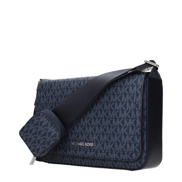 Michael Kors Blue Fabric Crossbody Bags