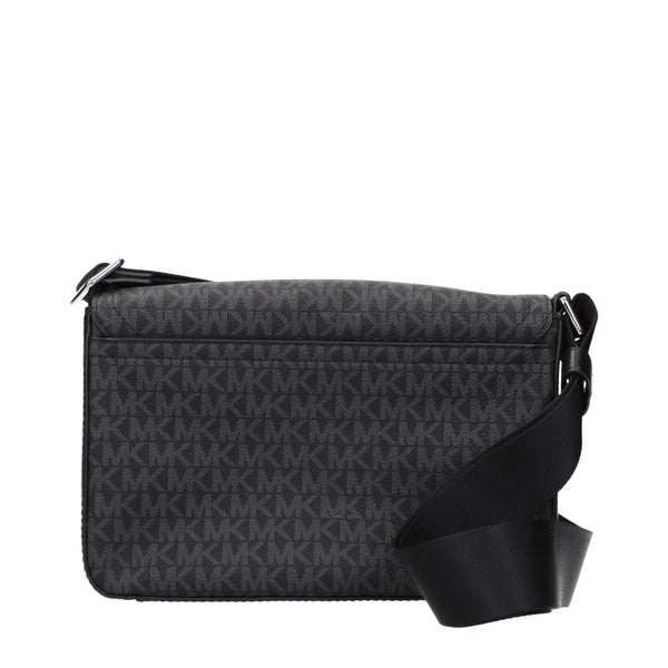 Michael Kors Black Fabric Crossbody Bags