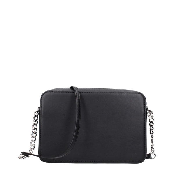 Michael Kors Black Leather Crossbody Bags